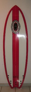 6'4 Hybrid Fish Swallow Tail Tri Quad